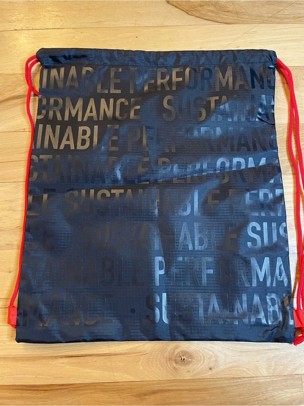 North Sails Black Drawstring Backpack with Red Cords.PRADA 36th America’s Cup.